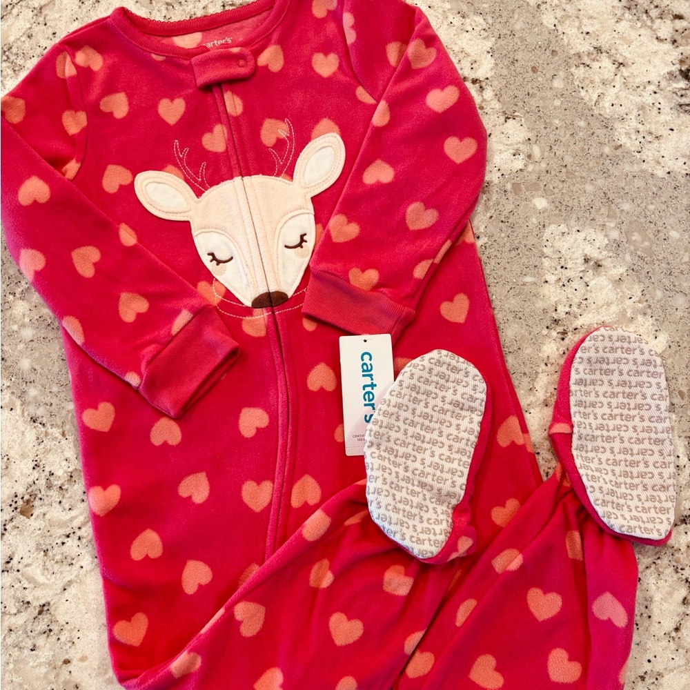 NEW fleece footed sleeper